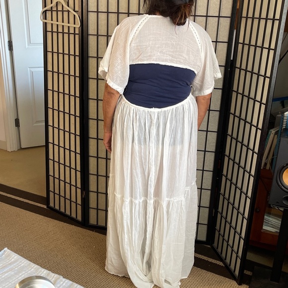 Free People White Backless Dress - Picture 5 of 12